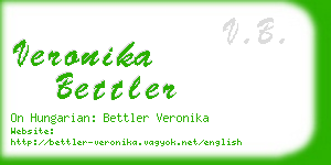 veronika bettler business card